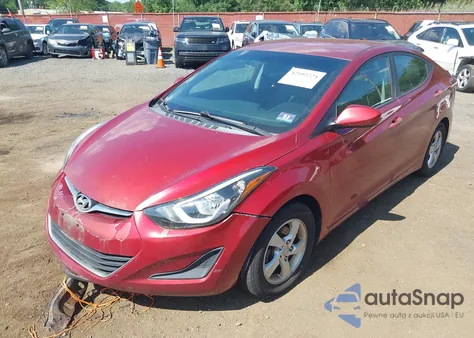 2014 Hyundai Elantra Se из США, поврежденный, VIN 5NPDH4AE9EH461168